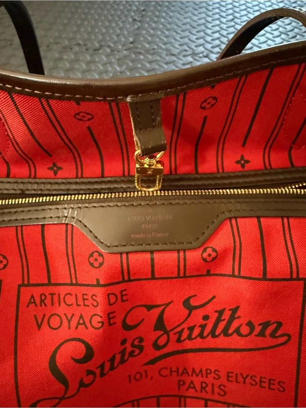 Authentic LV Neverfull MM